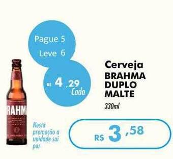 Irani Supermercados Cerveja brahma duplo malte oferta
