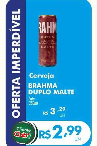 Irani Supermercados Cerveja brahma duplo malte oferta