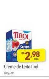 Supermercados Condor Creme de leite tirol oferta