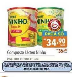 Supermercados Condor Composto lacteo ninho oferta