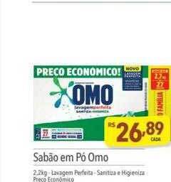 Supermercados Condor Sabão em pó omo oferta