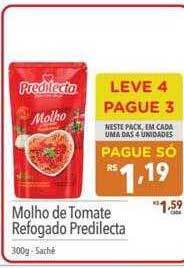 Supermercados Condor Molho de tomate refogado predilecta oferta