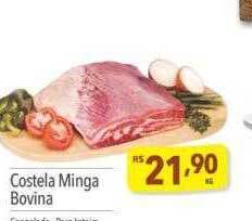 Supermercados Condor Costela minga bovina oferta