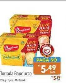 Supermercados Condor Torrada bauducco oferta