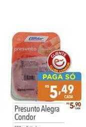 Supermercados Condor Presunto alegra condor oferta