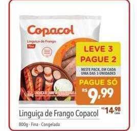 Supermercados Condor Linguiça de frango copacol leve 3 pague 2 oferta