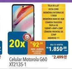Supermercados Condor Celular motorola g60 xt2135-1 oferta