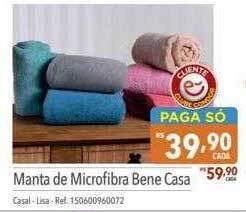 Supermercados Condor Manta de microfibra bene casa oferta