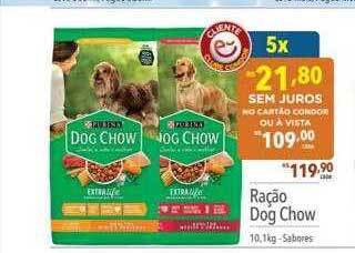 Supermercados Condor Ração dog chow oferta