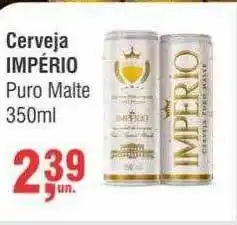Higa Atacado Cerveja império puro malte oferta