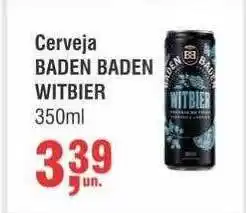 Cerveja baden baden witbier