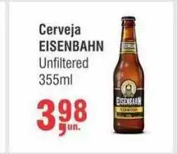Higa Atacado Cerveja eisenbahn unfiltered 355ml oferta
