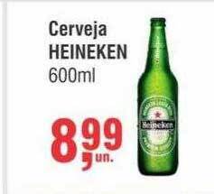 Higa Atacado Cerveja heineken 600ml oferta