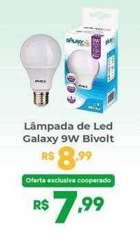 Coocerqui Lâmpada de led galaxy 9w bivolt oferta