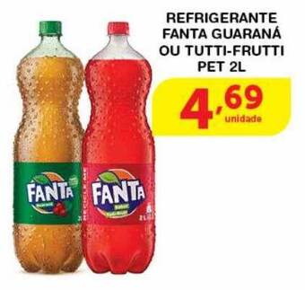 Roldão Refrigerante fanta guaraná ou tutti-frutti oferta