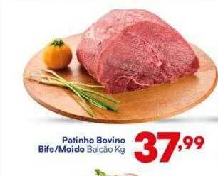 Patinho bovino bife moido