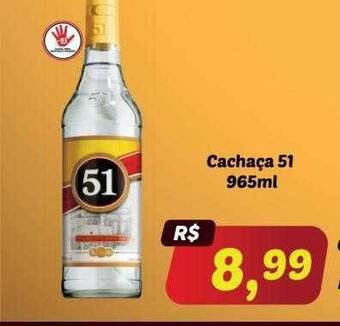 Semar Supermercado Cachaça 51 oferta