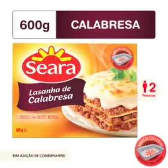 Lasanha seara calabresa 600gr