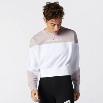 Blusa cropped new balance athletics feminina