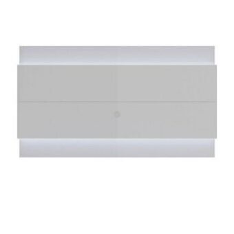 Painel lincoln - 195 cm de largura - com led - branco