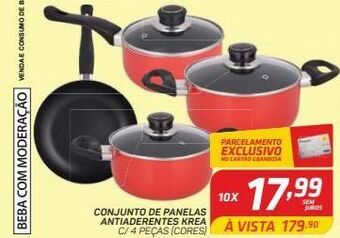 GBarbosa Conjunto de panelas antiaderentes krea oferta
