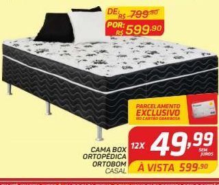 GBarbosa Cama box ortopédica ortobom oferta