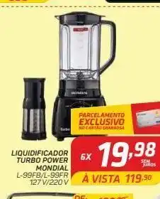 GBarbosa Liquidificador turbo power mondial oferta