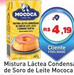 Tonin Superatacado Mistura láctea condensada de soro de leite mococa 395g oferta