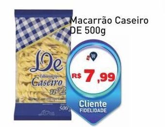 Tonin Superatacado Macarrão caseiro de 500g oferta