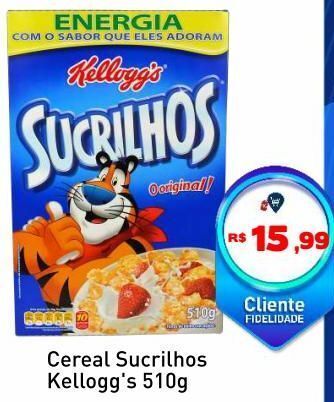 Cereal sucrilhos kellogg´s 510g