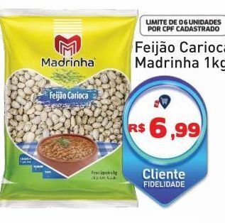 Tonin Superatacado Feijão carioca madrinha 1kg oferta
