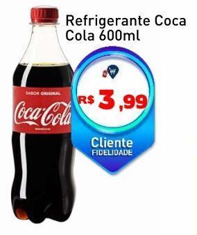 Refrigerante coca cola 600ml