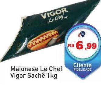 Tonin Superatacado Maionese le chef vigor 1kg oferta