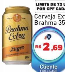 Tonin Superatacado Cerveja extra lager brahma 350ml oferta