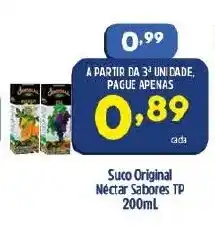 Arena Atacado Suco Original Nectar Sabore TP 200ml oferta