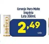 Arena Atacado Cerveja Puro Malte Imperio lata 269ml oferta
