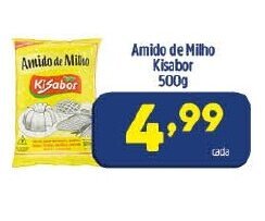 Arena Atacado Amido de Milho Kisabor 500g oferta