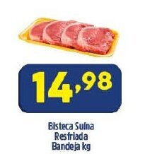 Arena Atacado Bisteca Suina Resfriada Bandeja 1kg oferta