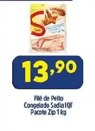 Arena Atacado File de Peito Congelado Sadia IQF Zip Pacote 1kg oferta