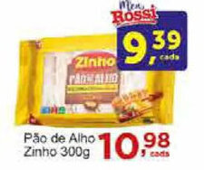 Rossi Supermercado Pao de Alho Zinho 300g oferta