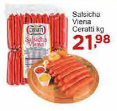 Rossi Supermercado Salsicha Viena Ceratti 1kg oferta