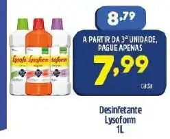 Arena Atacado Desinfetante Lysofom 1L oferta
