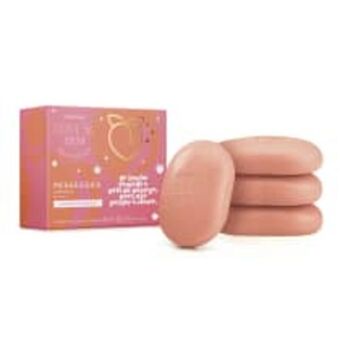 O Boticário Sabonete em barra cuide-se bem pessegura 4 unidades de 80g cada oferta