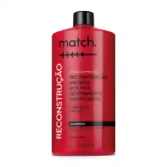 O Boticário Shampoo match sos reconstrução 1l oferta
