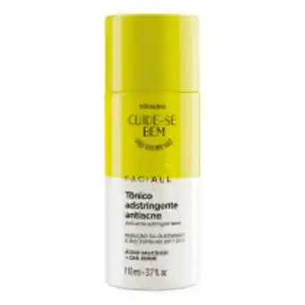 O Boticário Tônico adstringente antiacne cuide-se bem faciall 110ml oferta