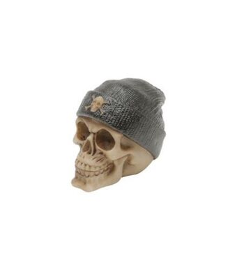 Freitas Varejo Enfeite mini caveira touca resina urban 4cm 42615 oferta