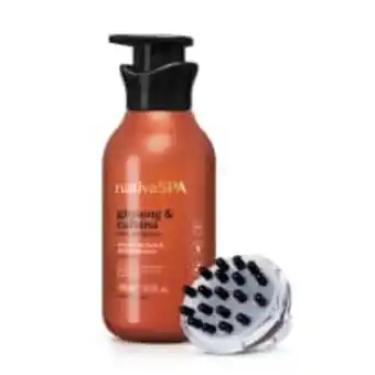 Combo ginseng e cafeína: loção corporal 400ml + massageador corporal