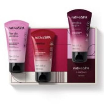 O Boticário Mini kit presente nativa spa ameixa (3 itens) oferta