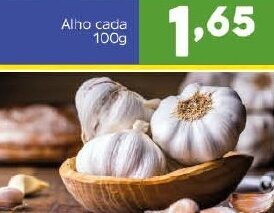 Arena Atacado Alho cada 100g oferta