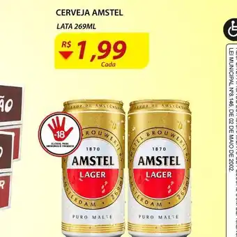Assaí Atacadista Cerveja amstel oferta